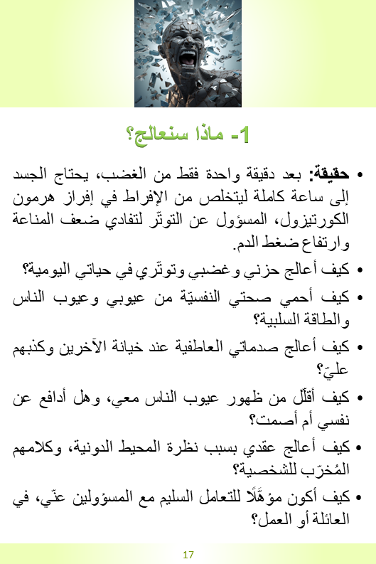 الكتاب 2 - الحزن والغضب والتوتر (الجزء 1) : البرنامج 1 و2