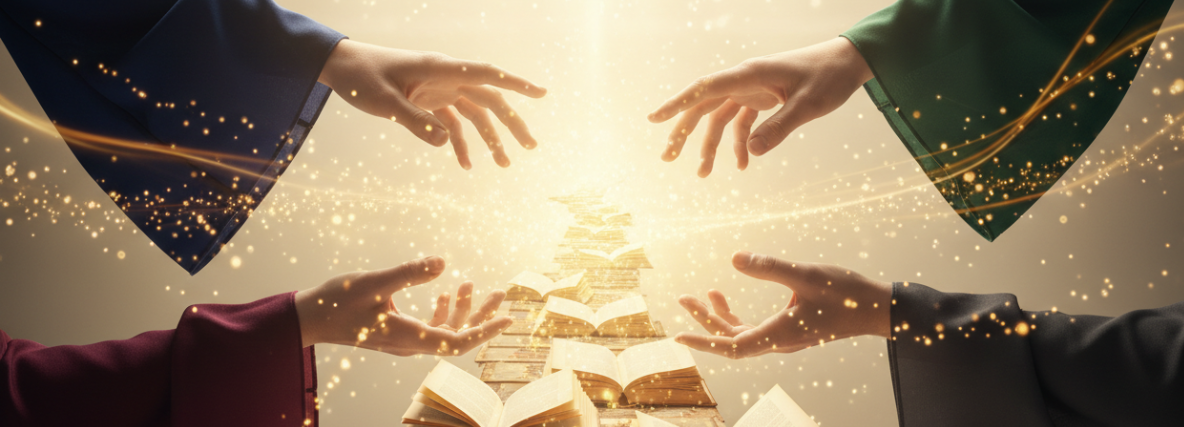 أيادي تضيء كتب